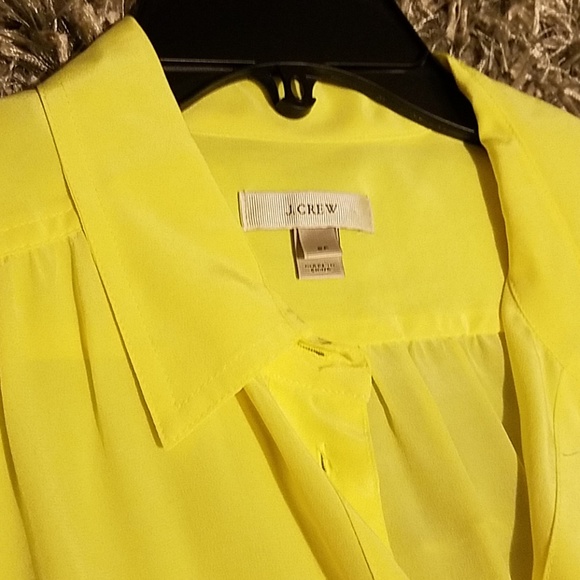 SOLD Jcrew silk button down - Picture 4 of 4